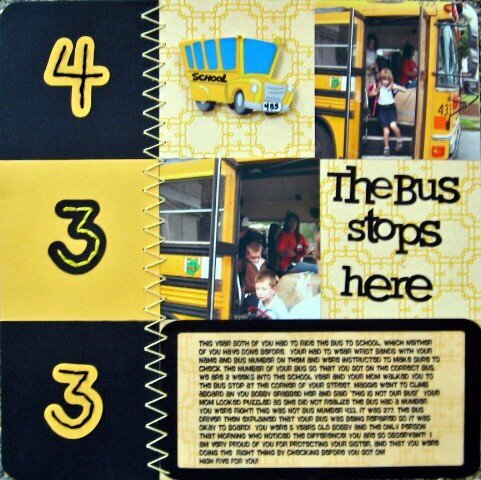 The Bus Stops Here! -Pokey Peas