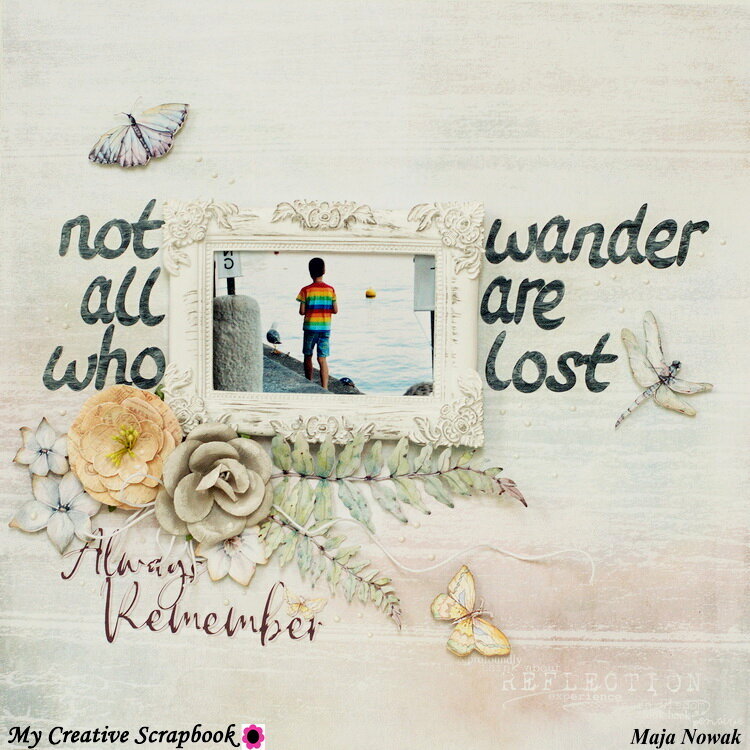 Not All Who Wander Are Lost *DT My Creative Scrapbook*