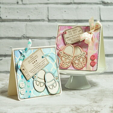 Welcome Baby Cards *DT Lemonade*