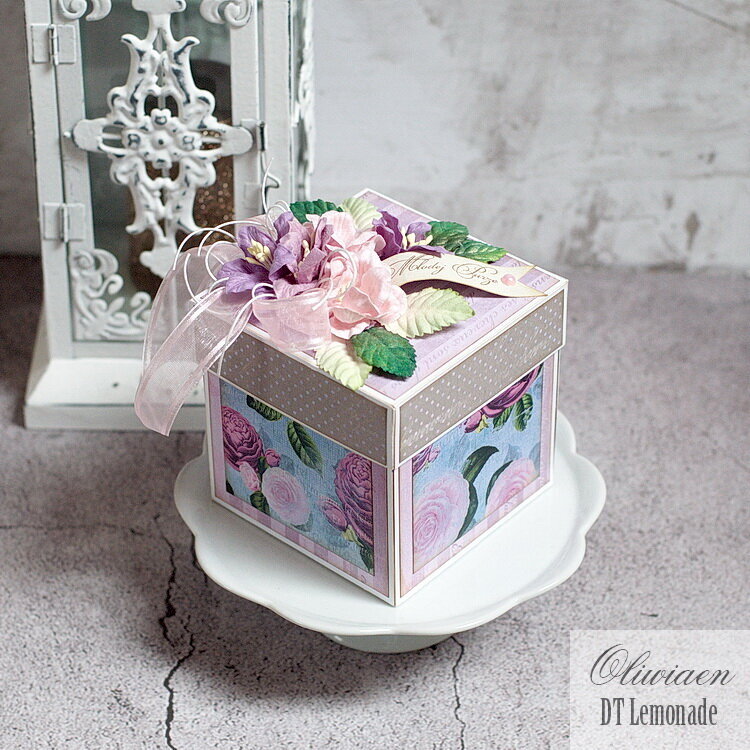 First Communion Exploding Box *DT Lemonade*