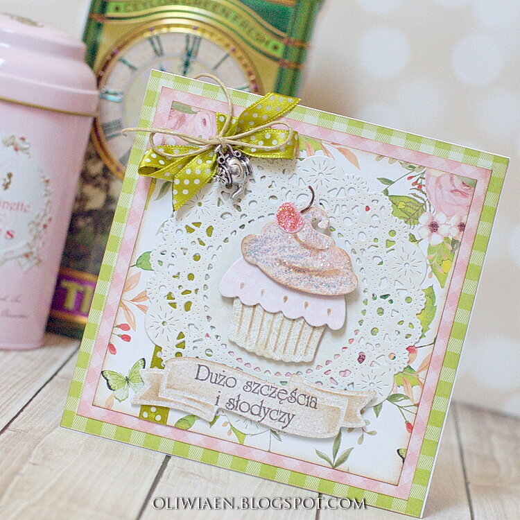 Birthday Cupcake Card *DT Scrapki.pl*