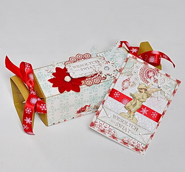 Christmas Cracker &amp; Card *Art-Piaskownica*