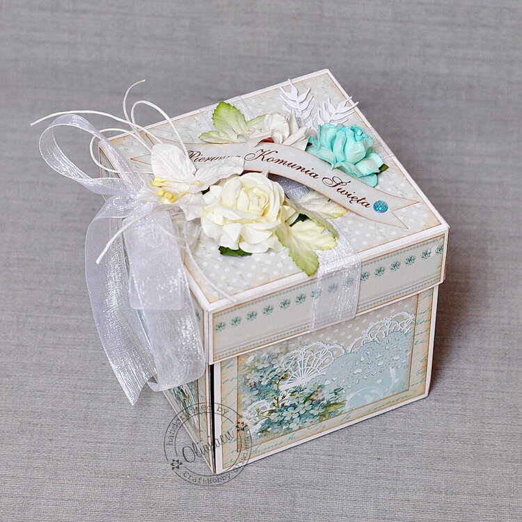 First Communion Exploding Box *DT Lemoncraft*