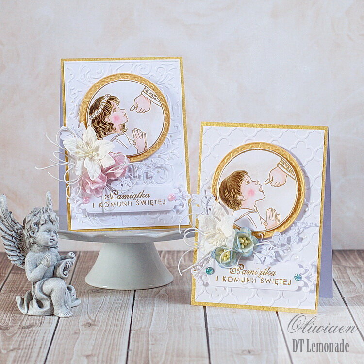 Boy And Girl First Communion Cards *DT Lemonade*