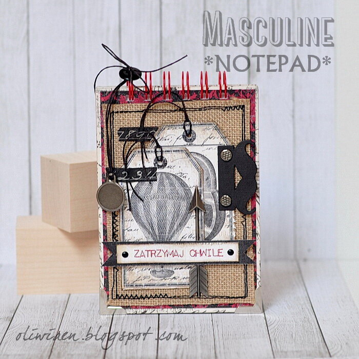 Masculine Notepad *DT Craft4You*