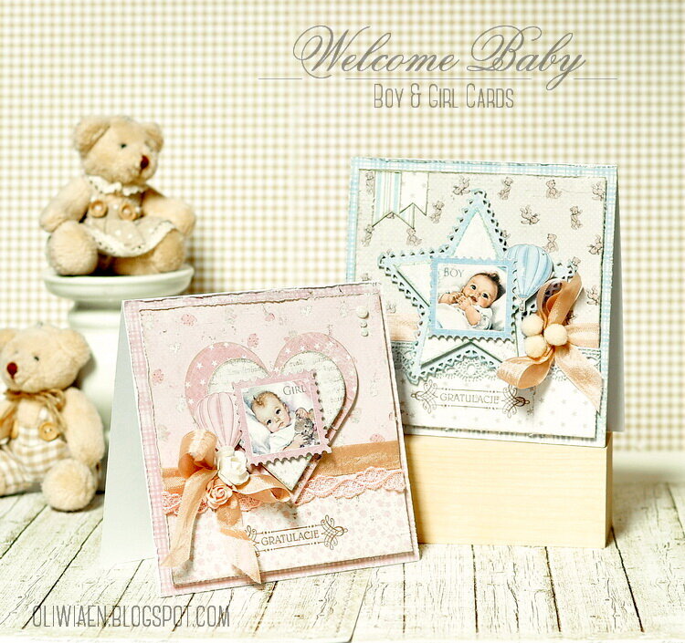 Welcome Baby Cards *DT Maja Design*
