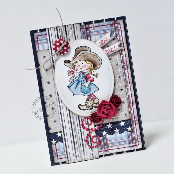 Sweet Cowgirl Card *GD Maja Design*