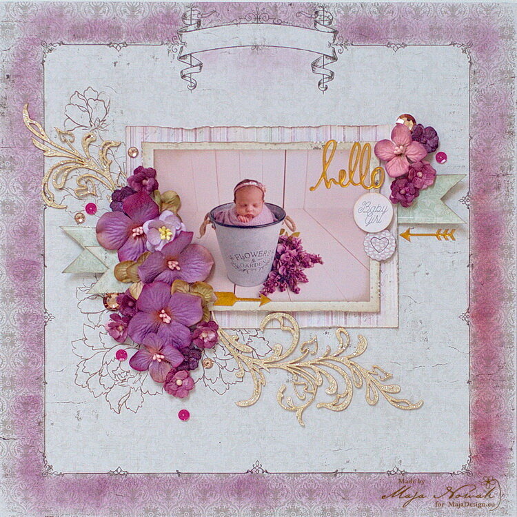 Hello Baby Girl *DT Maja Design*