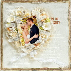 Autumn Wedding Layout *DT Maja Design*