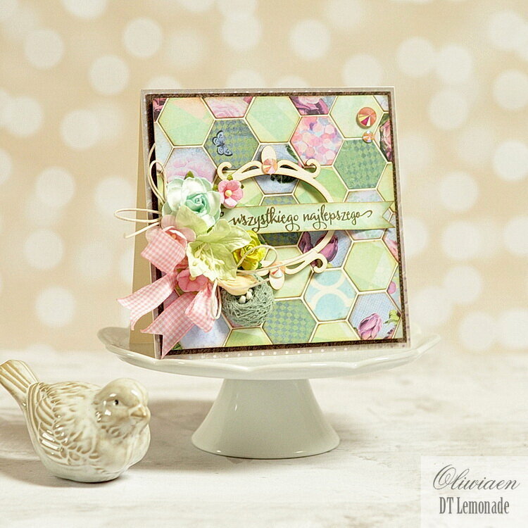 Patchwork Background Card *DT Lemonade*