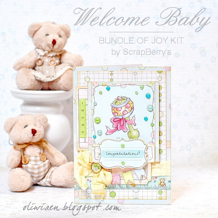 Welcome Baby Card *ScrapBerry&#039;s*