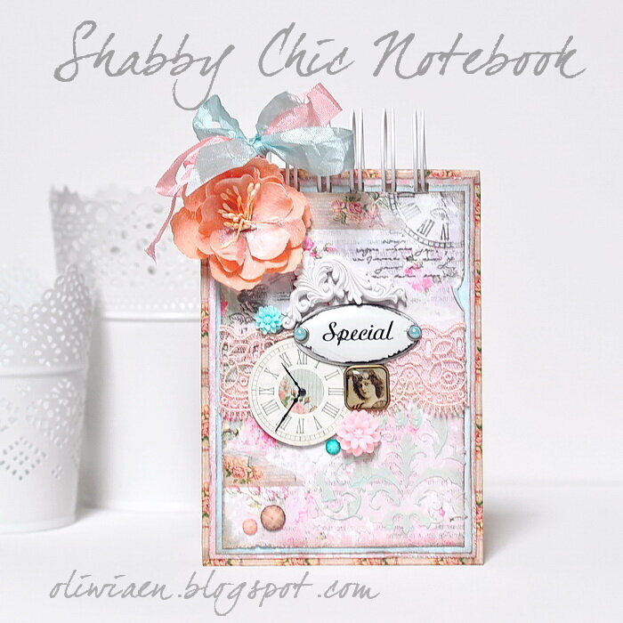 Shabby Chic Notebook *ScrapBerry&#039;s*