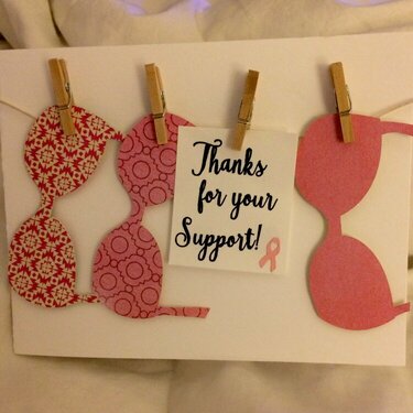 Breast Cancer Awareness/Support Card