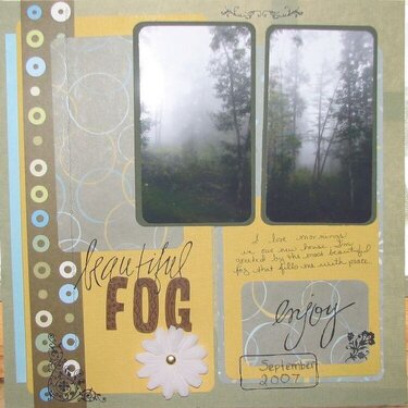 {DW 2007} Beautiful Fog