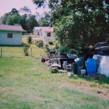Back yard circa 2005