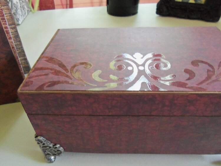 Keepsake box and matching keepsake book project