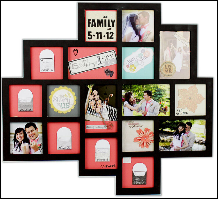 Abstract photo frame