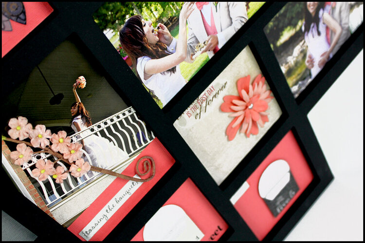 Abstract photo frame