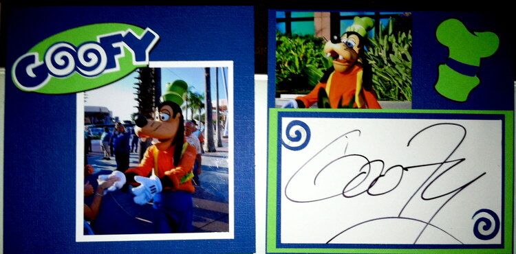 Disney Autograph Book - Goofy