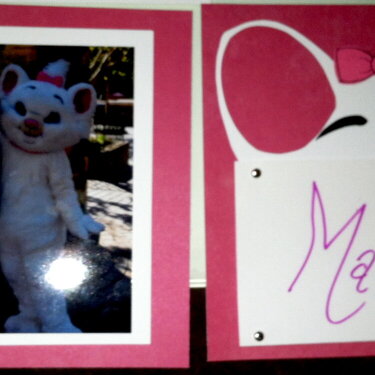 Disney Autograph Album - Marie (from Aristocats)
