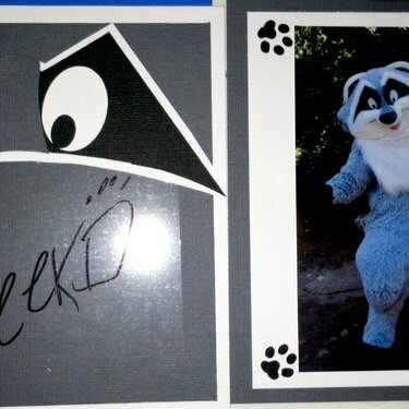 Disney Autograph Album - Meeko