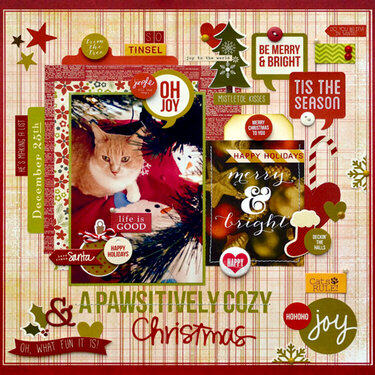 A Pawsitively Cozy Christmas *Simple Stories DIY and Cozy Christmas*