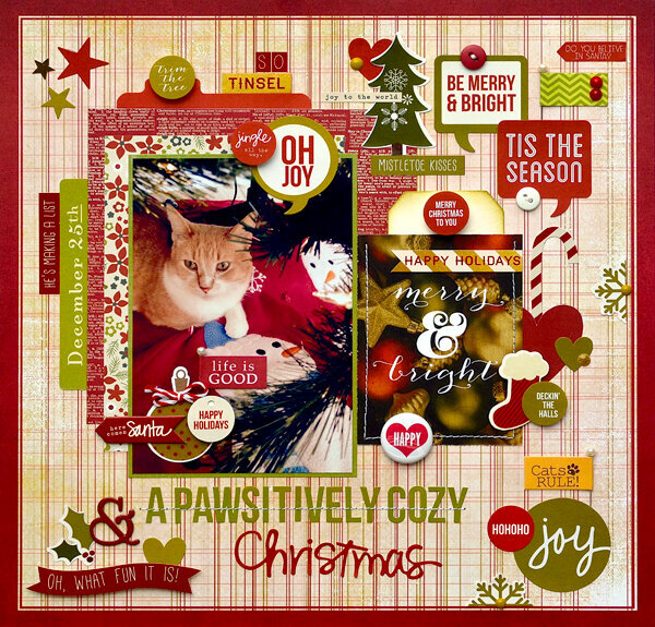 A Pawsitively Cozy Christmas *Simple Stories DIY and Cozy Christmas*
