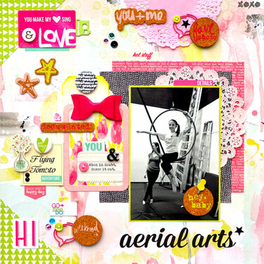 Aerial Arts *We R Memory Keepers Love Notes*