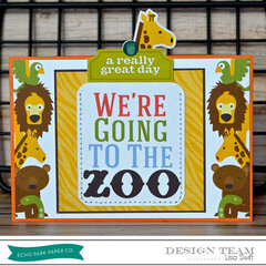 Zoo Party Invitation *Echo Park Day at the Zoo*