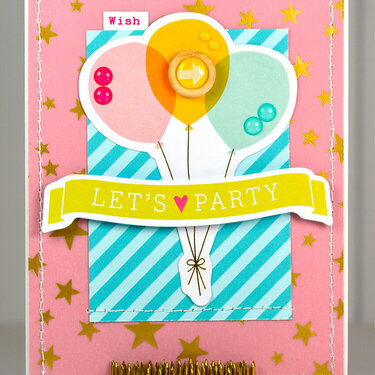 Let&#039;s Party Birthday Card