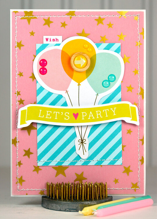 Let&#039;s Party Birthday Card