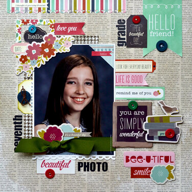 Seventh Grade Photo *My Creative Scrapbook&amp;