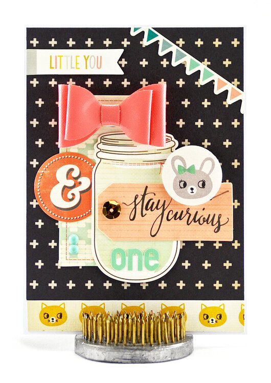 Stay Curious First Birthday Card *Crate Paper Wonder*