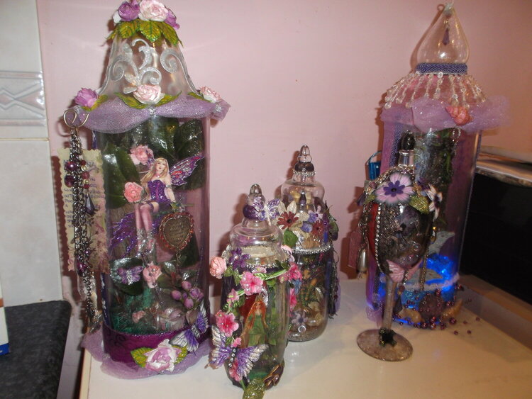 my captured fairy jars