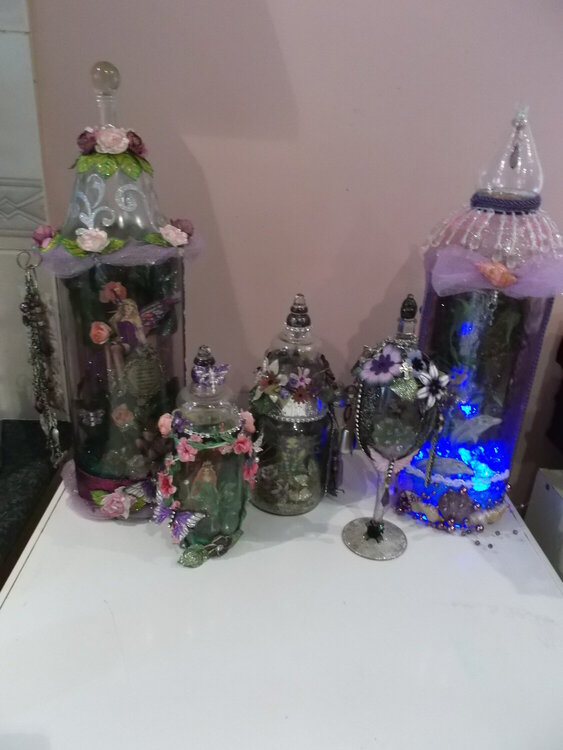 my captured fairy jars