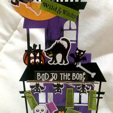 Chipboard Haunted House