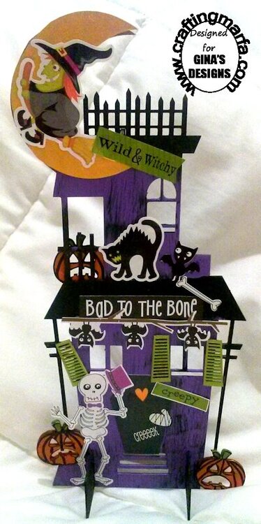 Chipboard Haunted House