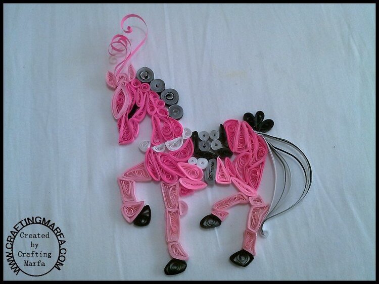 Quilled Horse