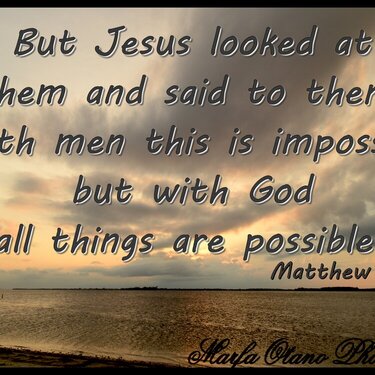 Printable Scripture Card Matthew 19:26