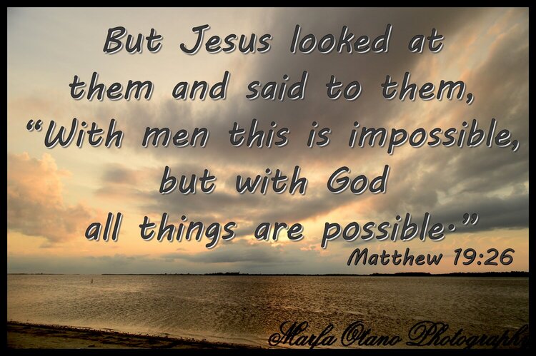 Printable Scripture Card Matthew 19:26