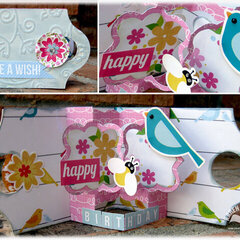 Spring Themed Birthday Pop-up Card