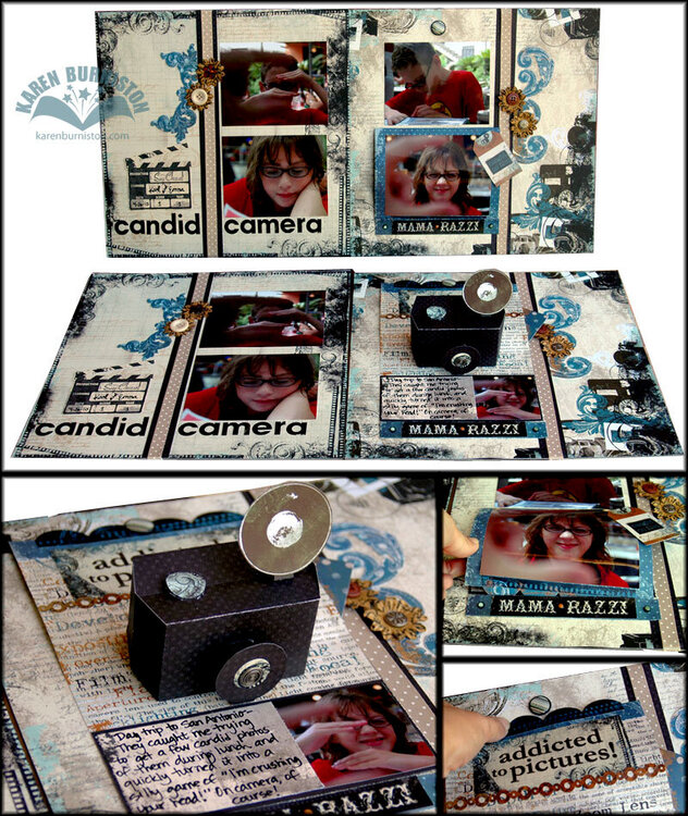 Candid Camera Pop-up Layout