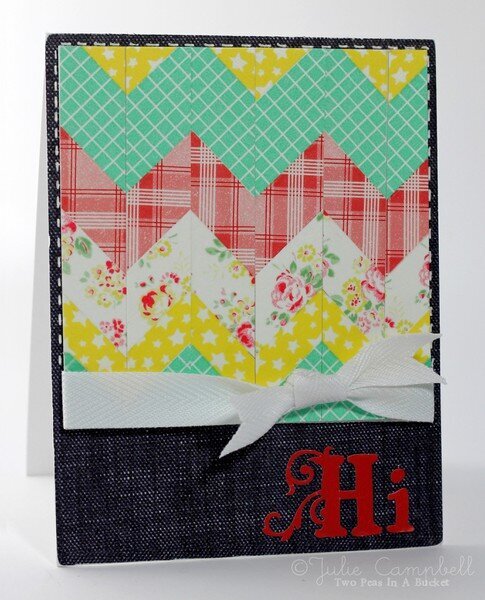 Finally Friday Julie Campbell: Chevron Greetings