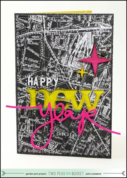 Neon New Year Card