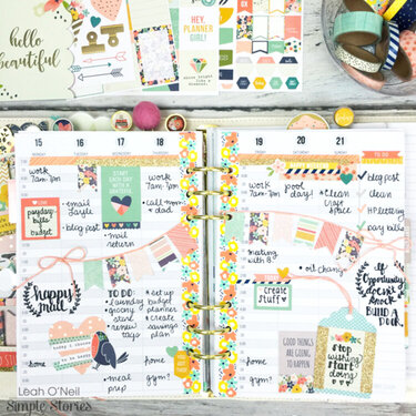 August 2016 Weekly Layout