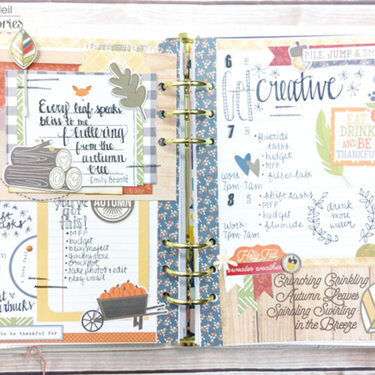 Weekly Fall Layout