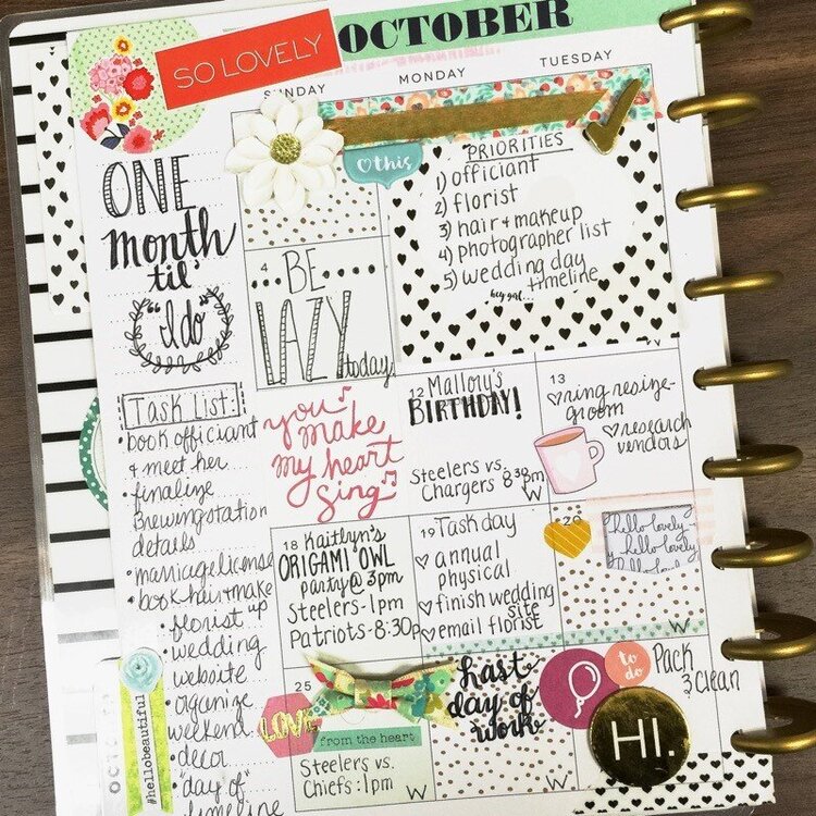 Happy Planner - Weekly Page