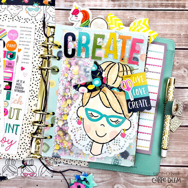 Creative Journal Setup in my A5 Carpe Diem Planner