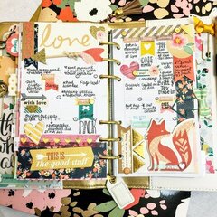 Monthly Planner Layout - Foxy