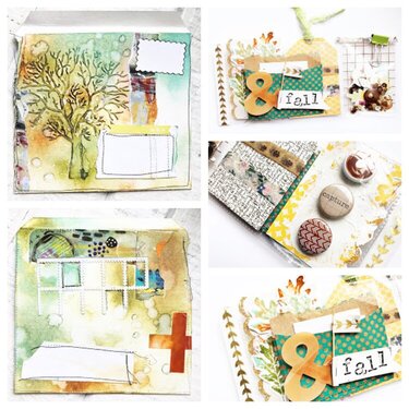 Fall Mini Pocket Letter and Mail Art